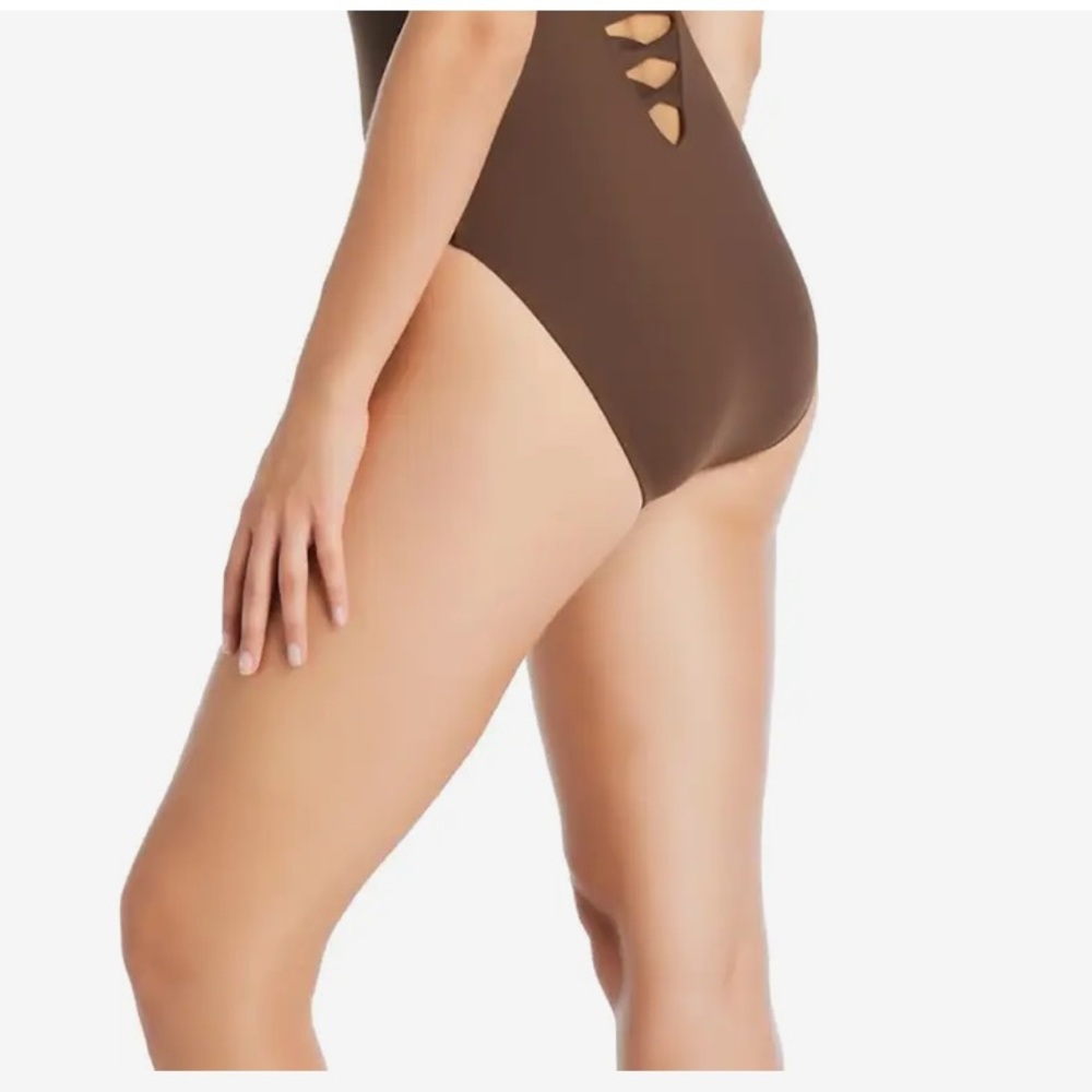 NWT Bleu Rod Beattie Paradise Found Lace Down One Piece Swimsuit - Picture 4 of 9